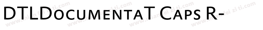 DTLDocumentaT Caps R字体转换
